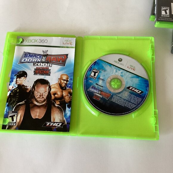 Xbox 360 Video Games Smack Down / Raw 2009 / 2008 / Fallout 3 - Picture 8 of 9